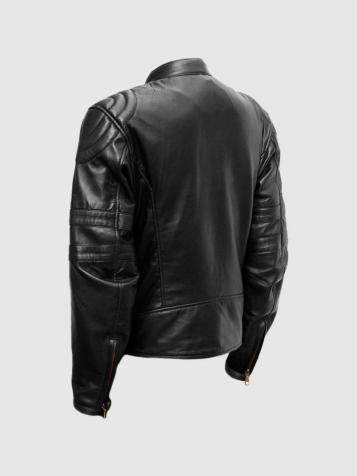 Soft Black Sheep Leather Jacket