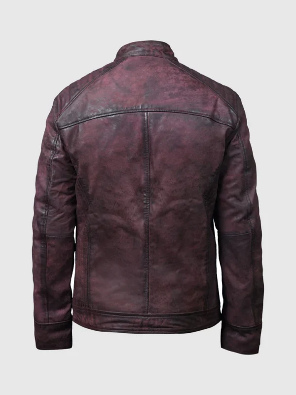 Shop Classic Burgundy Waxed Jacket for Men