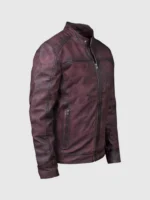 Mens Classic Burgundy Waxed Jacket