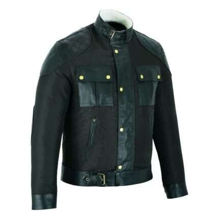 300D Taslan Quilted Genuine Sheepskin Jacket