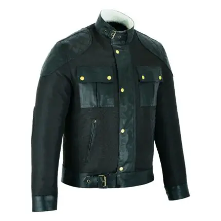 300D Taslan Quilted Genuine Sheepskin Jacket