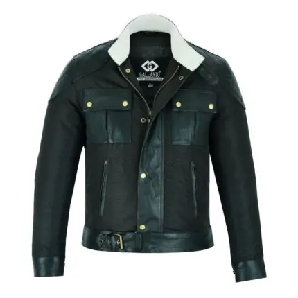 300D Taslan Quilted Genuine Sheepskin Jacket