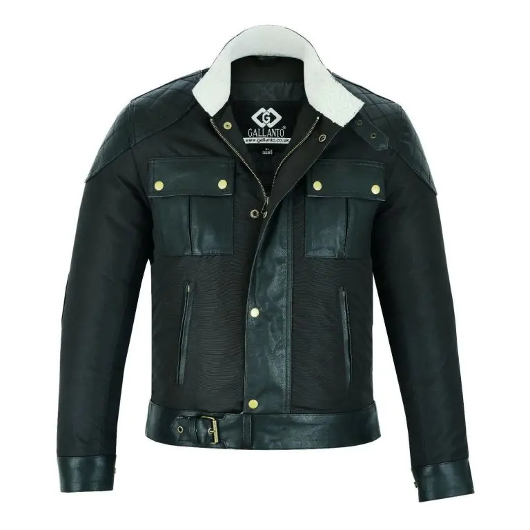 300D Taslan Quilted Genuine Sheepskin Jacket