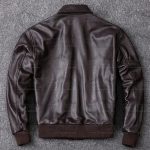 Look stylish in Men’s Military Cowhide Leather Jacket - The Jacket Place