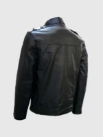 Buy Menswear Black Cropped Leather Jacket - The Jacket Place