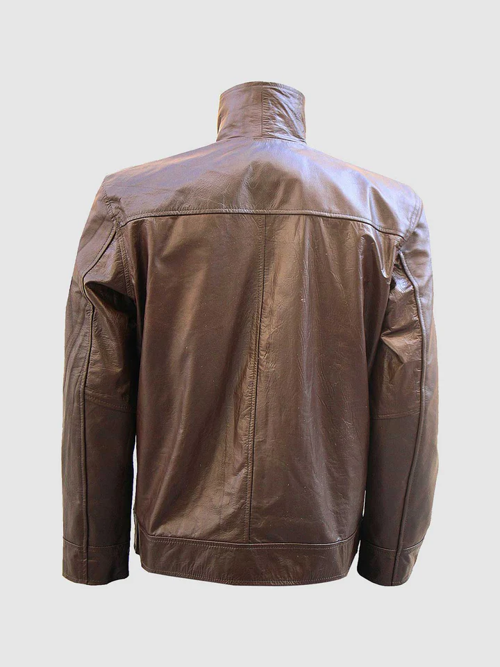 Brown Biker Leather Jacket