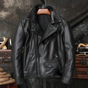 Buy Mens Mystical Protective Gear Cowhide Jacket in Black - The Jacket Place
