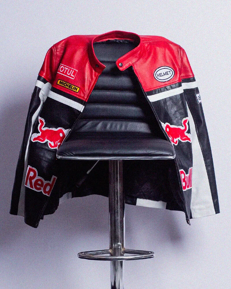 RED BULL Racing Leather Jacket