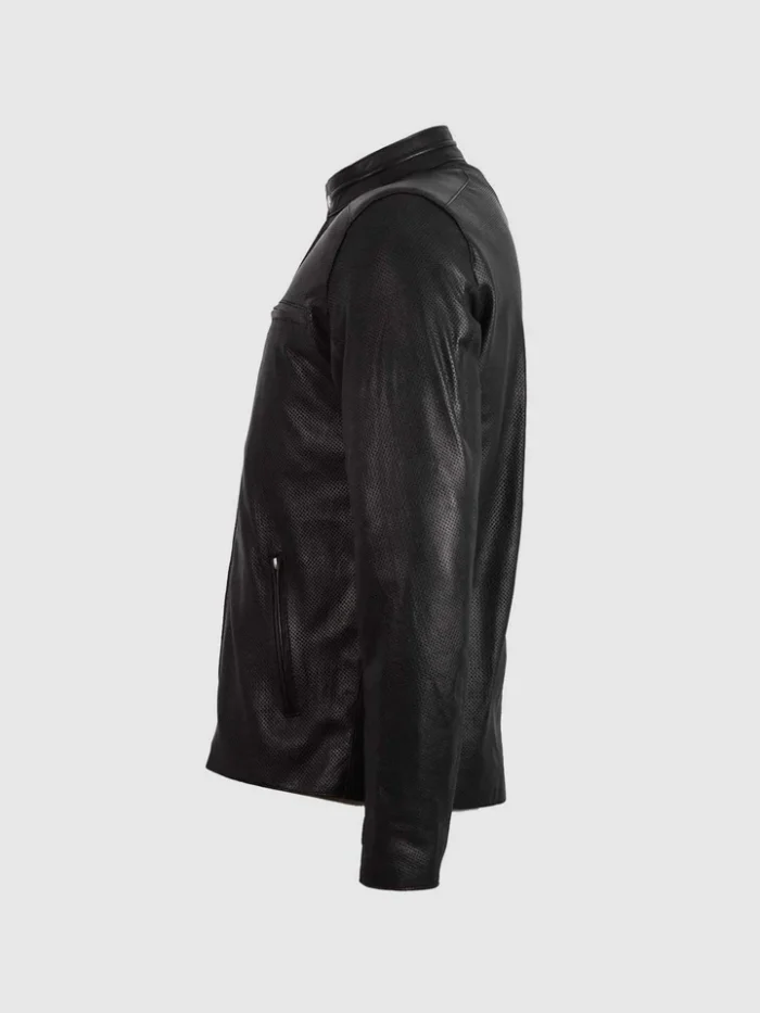Buy Summer Jacket - Cafe Racer Jacket Black Color