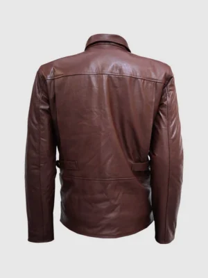 Super Unique Brown Leather Jacket for Men