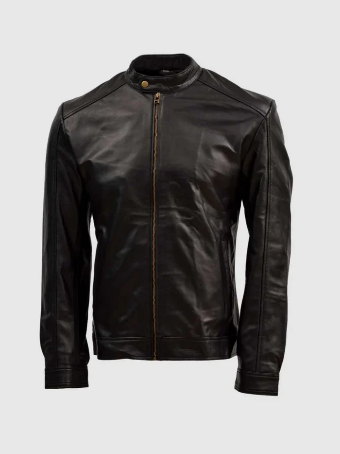 Buy Timeless Sheep Leather Jacket in Black