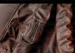 Buy Vintage Genuine Cowhide Leather Jacket Brown Colour - The Jacket Place