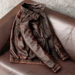 Brown Vintage Genuine Cowhide Leather Jacket - The Jacket Place