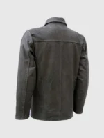 Classic Vintage Style Nubuck Leather Jacket for Men