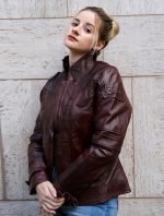 Red Star Lord Leather Jacket for Women
